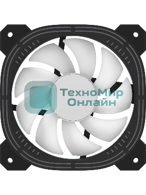 Вентилятор для корпуса Formula Nulight 12BK RGb 120х120x25 черный 3-pin 4-pin (Molex) 19.06дБ (NULIGHT 12BK FR) Ret