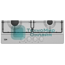 Газовая варочная панель Beko HIAG 64223 SX нержавеющая сталь