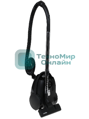 Пылесос Centek CT-2514 черный, 380/2100 Вт, уборка сухая, пылесборник мешок 2.5 л