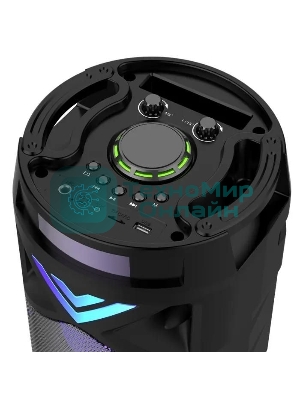 Минисистема Hyundai H-MC180 черный 80Вт/FM/USB/BT/SD/MMC