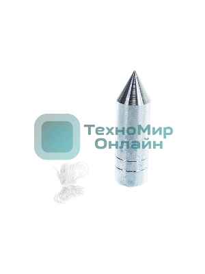 Отвес Matrix цилиндрический, 300 г, шнур 5 м