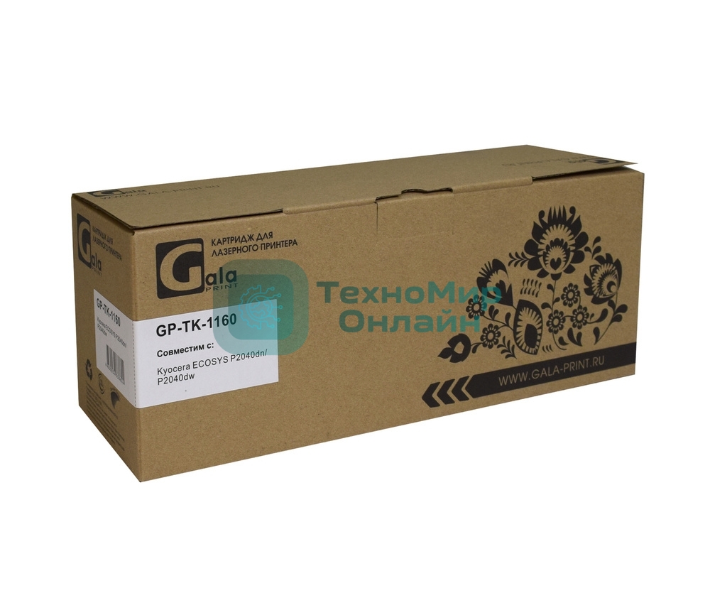 Картридж GalaPrint совместимый TK-1160 для Kyocera Ecosys P2040dn/2040dw 7200к GP