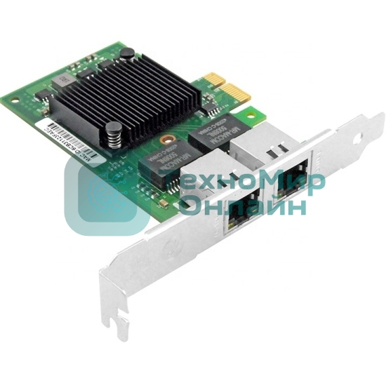 Сетевой адаптер Ethernet LR-LINK 9222HT, Intel I350-AM2, двойной порт RJ45, сетевая карта PCI-Ex1, 10/100/1000 Мбит/с (302472)