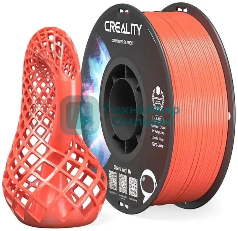Пластик для принтера 3D Creality 3301020032 ABS d1.75мм 1кг 1цв. красный