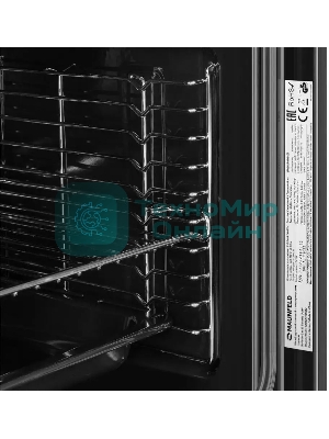 Шкаф духовой газовый с электрическим грилем Maunfeld MOGM703B2, встраиваемый