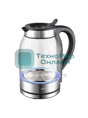 Чайник электрический Polaris PWK 1739CGL 1,8 л, 2200 Вт, сталь