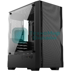 Компьютерный корпус Оклик OCC-MN307 черный без БП mATX 8x120мм 2xUSB 2.0 1xUSB 3.0 audio bott PSU