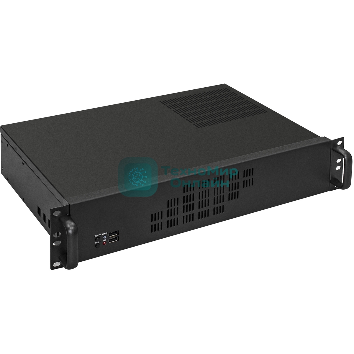 Корпус Procase 2U300-04 (2U Rack server case, черный, без блока питания(PS/2), глубина 300мм, MB 9.6