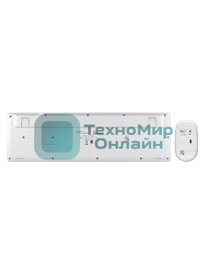 Комплект клавиатура+мышь Smartbuy 105AG беспроводной, USB, 1200 DPI, белый