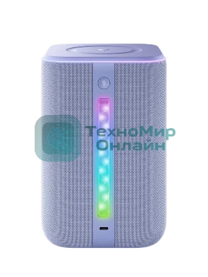 Умная колонка Яндекс Станция 3, 50Вт, стандартная, 2 динамика, мультирум, Zigbee, Wi-Fi, Bluetooth 5.0, Алиса, фиолетовый