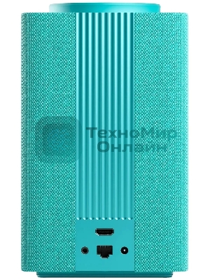 Умная колонка Яндекс Станция Макс, 65Вт, с экраном, 1 динамик, часы, Алиса, Wi-Fi, Bluetooth 5.0, Zigbee, бирюзовый