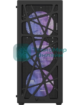 Корпус Formula Mana AR V2 Black, Midi-Tower, чёрный, 3 x 120 мм