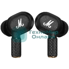 Наушники TWS Marshall Motif II черный, внутриканальные, Bluetooth, активное шумоподавление, беспроводная зарядка, до 6 ч