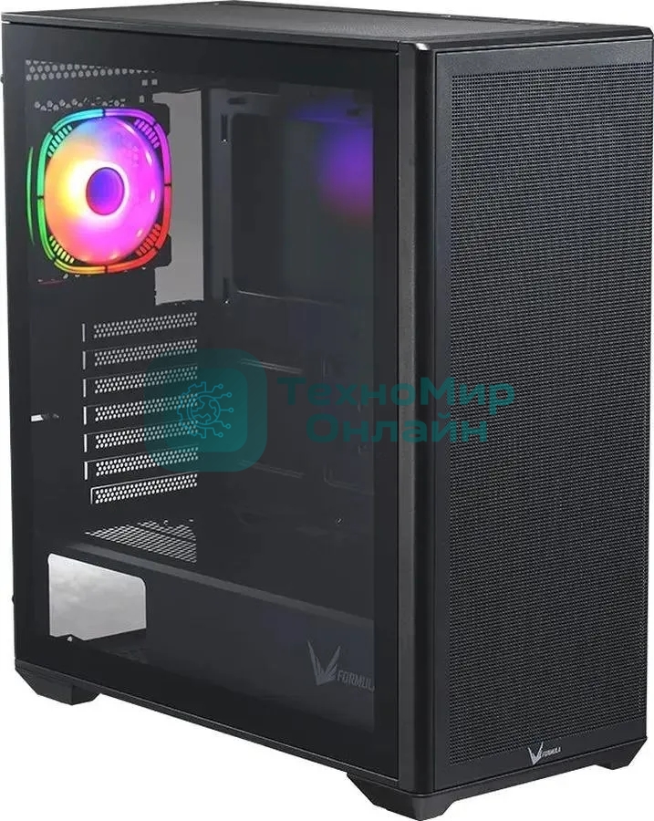 Компьютерный корпус AeroCool/Formula Air Power G5 Plus черный без БП ATX 4x120мм 2xUSB 2.0 1xUSB3.1 audio bott PSU