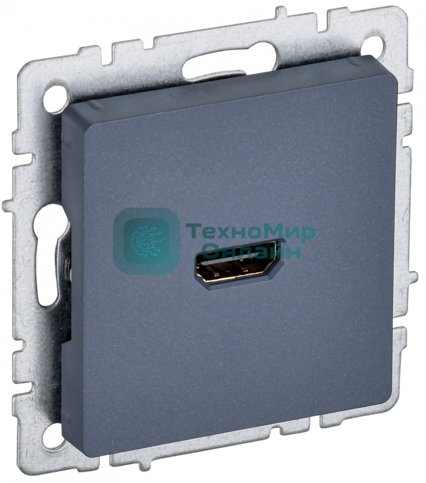 Розетка HDMI IEK BRITE РHDMI-0-БрМ маренго