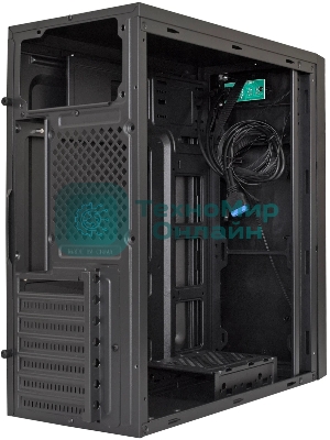 Компьютерный корпус Miditower ExeGate XP-333U-UNS400 (ATX, БП UNS400 с вент. 12см, 1хUSB/2хUSB 3.0, аудио, черный)