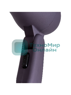 Фен Pioneer HD-1010 фиолетовый/черный, 1000 Вт, компактный