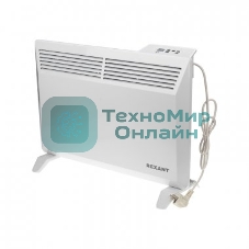 Конвектор электрический Rexant белый, 1000 Вт, 15 м2, термостат, дисплей