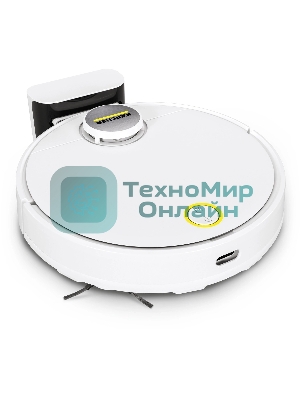 Пылесос-робот Karcher RCV 3 1.269-620.0 белый/белый 3200 мAч, Li-Ion, сухая/влажная уборка, контейнер 0.5 л