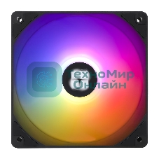 Кулер для корпуса Thermaltight TL-C12C-S (120x120x25мм, 4-pin PWM, ARGB, 66.17CFM, 25.6dBA, 1550RPM, черный)