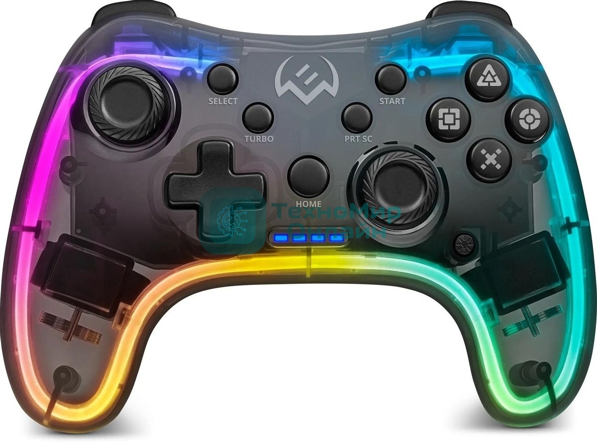 Геймпад SVEN GC-5050 черный Bluetooth Беспроводной виброотдача обратная связь (в компл.:держатель для смартфона/кабель USB) (SV-016029)