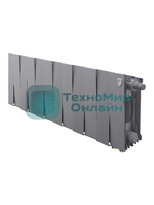 Радиатор биметаллический Royal Thermo PianoForte 200 Серебристый VR80- 12 секц.