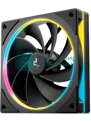 Вентилятор для корпуса Deepcool FL12R SE Reverse ARGb 120х120x25 черный 4-pin 28.67дБ (упак.:1шт) (R-FL12RSE-BKAPN1-G) Ret