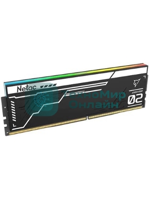 Оперативная память Netac Shadow II RGB, DDR5, 32GB (2x16GB), 6800 MHz, CL34, с радиатором, RGB, чёрный