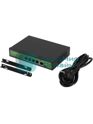 Коммутатор Digma DSP204G-1G-T80, 5×1 Гбит/с, неуправляемый