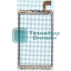 Сенсорное стекло (тачскрин) RP-451A-8.0-FPC-A2, золотое