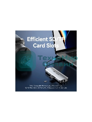 Мультифункциональный хаб Vention USB Type C 8 в 1