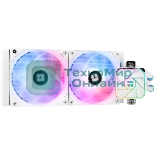 Водяное охлаждение для процессора Thermalright Aqua Elite 240 White ARGB V3 (240мм, White, ARGB/ Fans: 2x120мм, 66.17CFM, 25.6dBA, 1500RPM/ Pump height 53mm, 23dBA, 3300RPM, Rad thickness 27mm/ S: 1200, 1700, 1851, 2011, 2066, 115X, AM4, AM5)