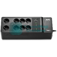 Источник бесперебойного питания APC Back-UPS ES 850VA/520W, 230V, 8 Schuko (2 Surge & 6 batt.), USB, USB charge(type A,C), Data/DSL protect.,(BE700G-RS, BE850G2-GR analogue), 1 year warranty