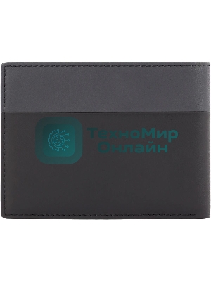 Кошелек мужской Piquadro Urban PU257UB00R/NGR черный/серый натур.кожа