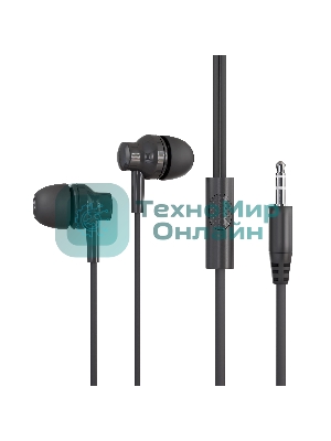 Проводные наушники More Choice G38 серый, внутриканальные, Jack 3.5 мм