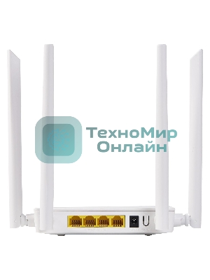 Двухдиапазонный гигабитный роутер Wi-Fi 5 Mesh Router Tech Jeton AC1200 Air, белый