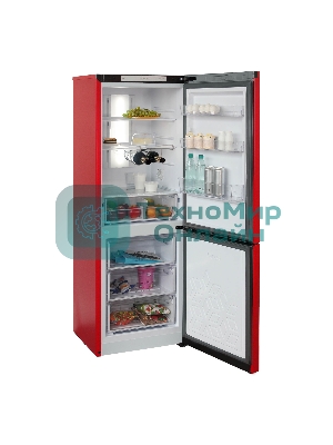 Холодильник Бирюса B-H920NF красный двухкамерный 210/100 л морозилка снизу, No Frost