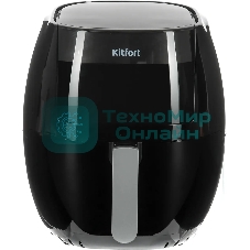 Аэрогриль Kitfort КТ-2220 черный, 1800 Вт, 6 л, электронное управление, 7 программ