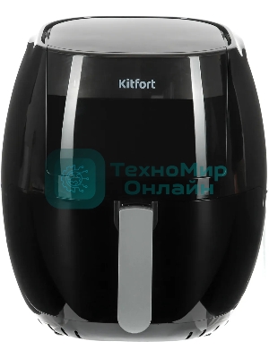 Аэрогриль Kitfort КТ-2220 черный, 1800 Вт, 6 л, электронное управление, 7 программ