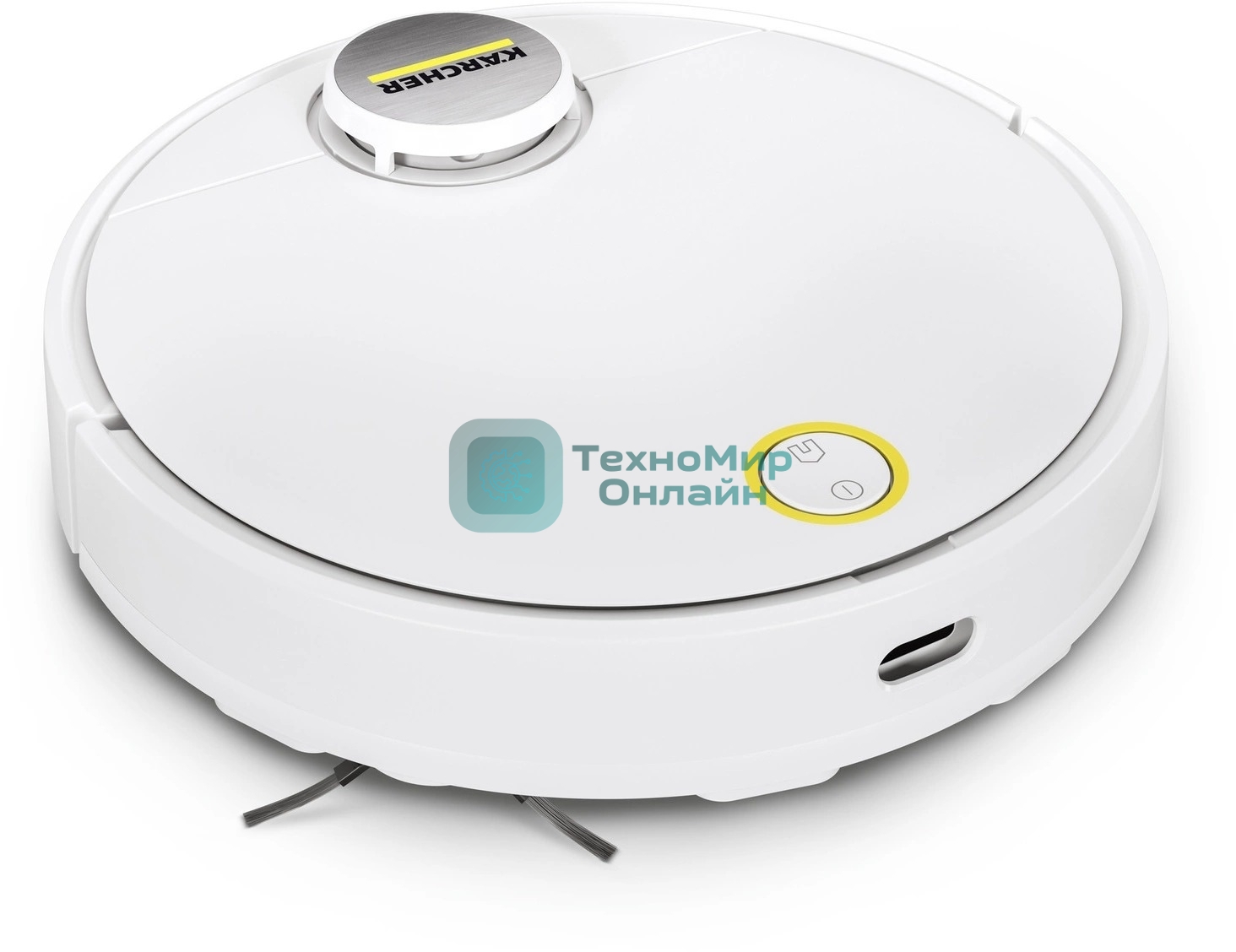 Пылесос-робот Karcher RCV 3 1.269-620.0 белый/белый 3200 мAч, Li-Ion, сухая/влажная уборка, контейнер 0.5 л