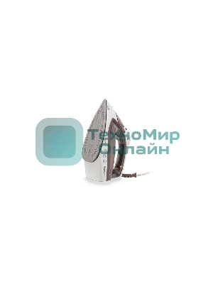 Утюг Maxwell MW-3047 белый/коричневый, 2400 Вт, 30 г/мин, 120 г/мин, 260 мл