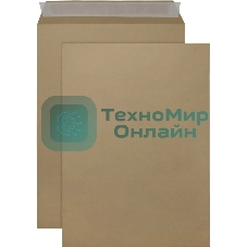 Пакет почтовый Silwerhof Eco 381227.25 C4, 229x324 мм, силиконовая лента крафт 130 г/м2 (pack:25pcs)