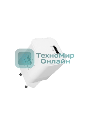 Сетевое зарядное устройство MORE CHOICE (4620202555830) NC86i 1Type-C 3.0A PD 20W для Lightning 8-pin Type-C, белый