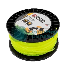 Леска для триммера Denzel круглая, 4,0мм х 69м, на DIN катушке FLEX CORD