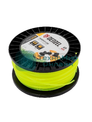 Леска для триммера Denzel круглая, 4,0мм х 69м, на DIN катушке FLEX CORD