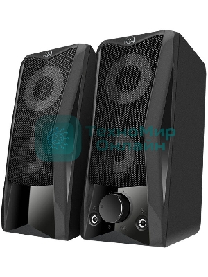 Акустическая система SVEN 445, черный, USB, 2.0,2x3 Вт(RMS), подсветка