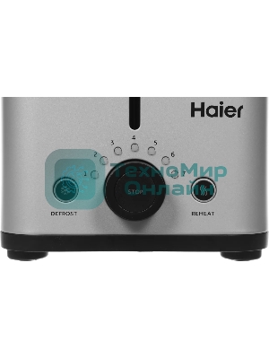 Тостер Haier HT-601 900Вт серебристый
