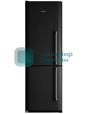 Холодильник Pozis RK FNF-170 черный левый двухкамерный 220/94л морозилка снизу
