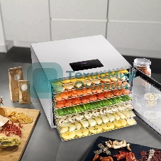 Сушилка для овощей и фруктов Kitfort КТ-1922 8под. 800Вт нержавеющая сталь