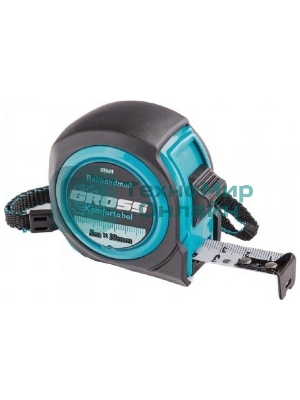 Рулетка Gross 32561 komfortabel 5м х 19мм обрезиненный корпус